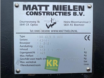 Nový Lyžica pre Stavebné stroje Bananenbak 400mm 195 liter 1:1 Matt Nielen: obrázok 5