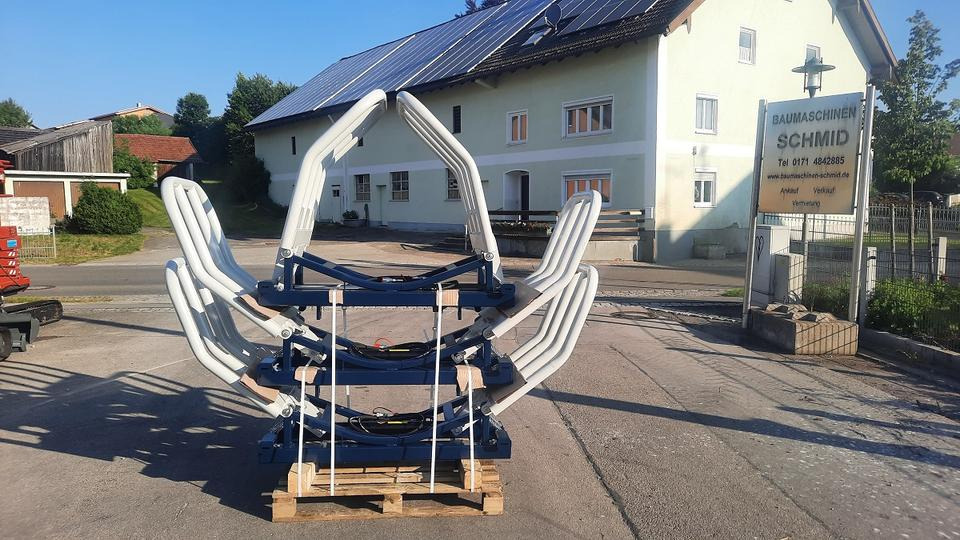 Čeľuste na balíky Ballenzange Ballengabel Euro Rundballenzange Schlepper Hoflader