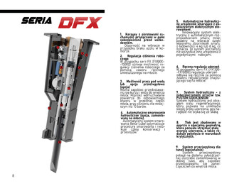 Nový Hydraulické kladivo pre Rýpadlo DEMOQ DFX1700 Hydraulic breaker 1650 kg: obrázok 3