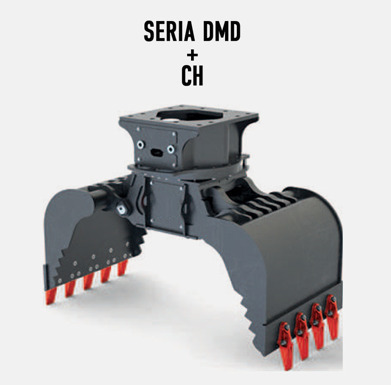 Nový Drapák pre Stavebné stroje DEMOQ DMD 210 S Hydraulic Polyp -grab 1285 kg: obrázok 2