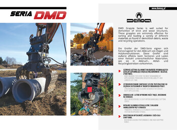 Nový Drapák pre Stavebné stroje DEMOQ DMD 65 S Hydraulic Polyp -grab 265 kg: obrázok 4