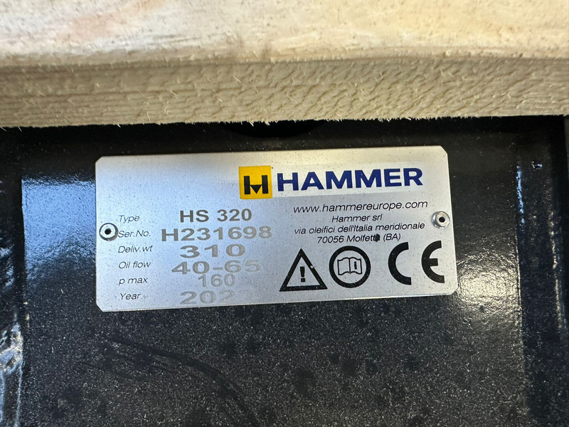 Nový Hydraulické kladivo Hammer HS320: obrázok 9