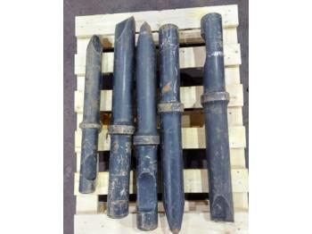 Hydraulické kladivo pre Stavebné stroje Montabert Hydraulic hammer chisels: obrázok 1
