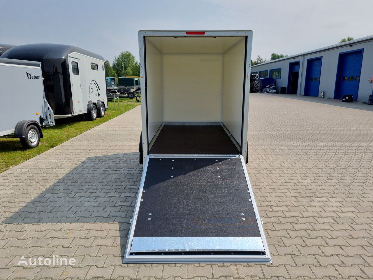 Nový Príves skriňové Brenderup Cargo CD260UB kontener fourgon box trailer 750 kg GVW ramp: obrázok 13