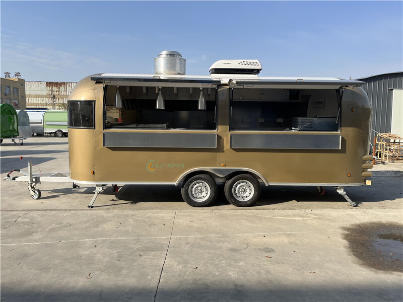 Nový Predajná príves COC Airstream Fast Food Truck,Coffee Food Trailers: obrázok 6