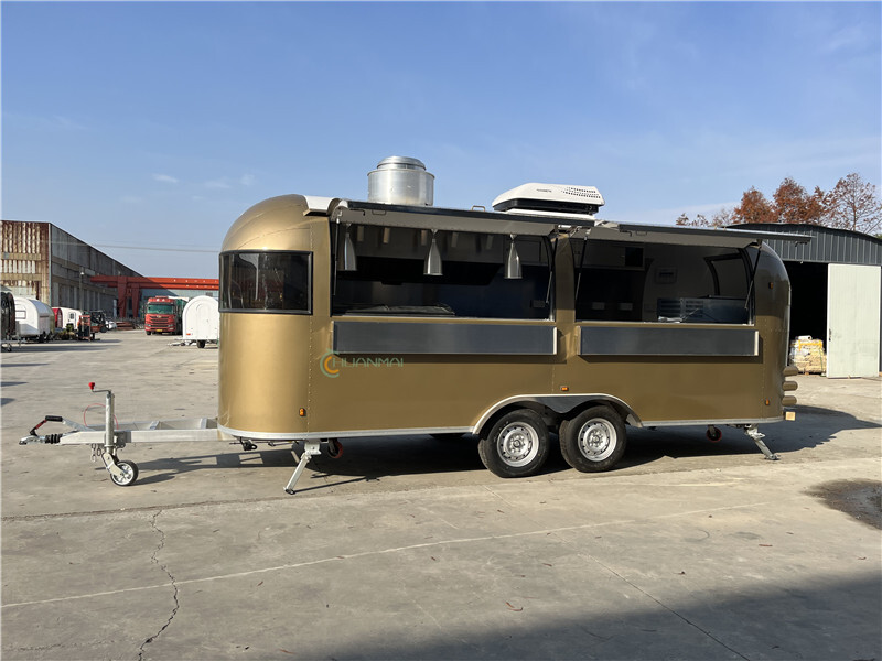 Nový Predajná príves COC Airstream Fast Food Truck,Coffee Food Trailers: obrázok 5