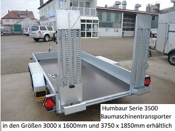 Nový Príves Humbaur - HS253718 Baumaschinentransporter mit Auffahrbohlen: obrázok 1