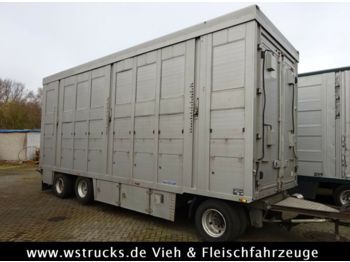 Príves na přepravu zvířat Menke 2 Stock Ausahrbares Dach Vollalu  7,50m: obrázok 1