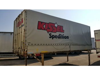 Príves plachtové Krone WECHSELBRÜCKE Bordwand 7,45 m Bahnverladung