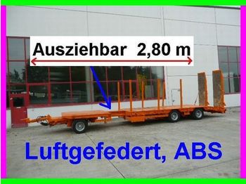 Müller-Mitteltal 3 Achs Tieflader  Anhänger 2,80 m ausziehbar - Príves podvalník