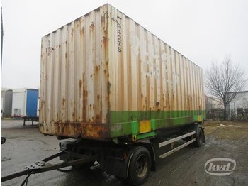  Kel-Berg G 2-axlar Växelflaksläp (container) - Príves preprava kontajnerov/ Výmenná nadstavba