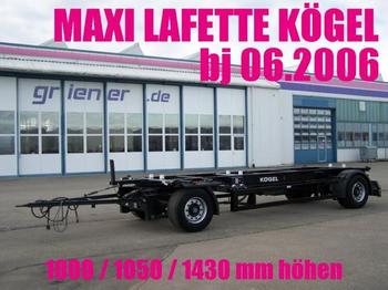 Kögel AWE 18 LAFETTE MAXI 1000 / 1430 mm höhe - Príves preprava kontajnerov/ Výmenná nadstavba