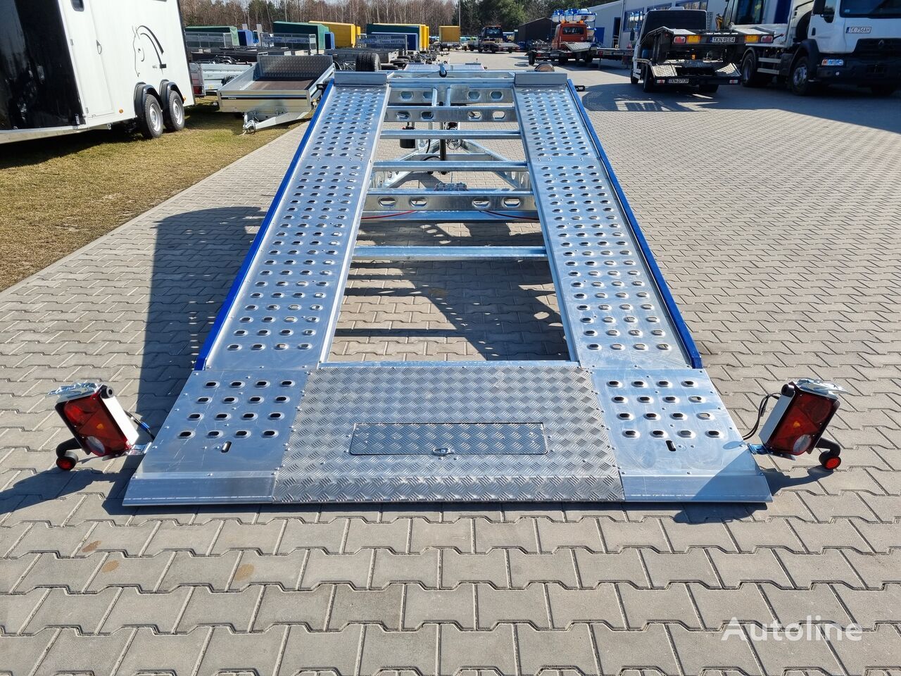 Nový Príves prepravník áut Wiola L27G45P car trailer 2.7t GVW hydraulic lifting 400x204 cm: obrázok 21