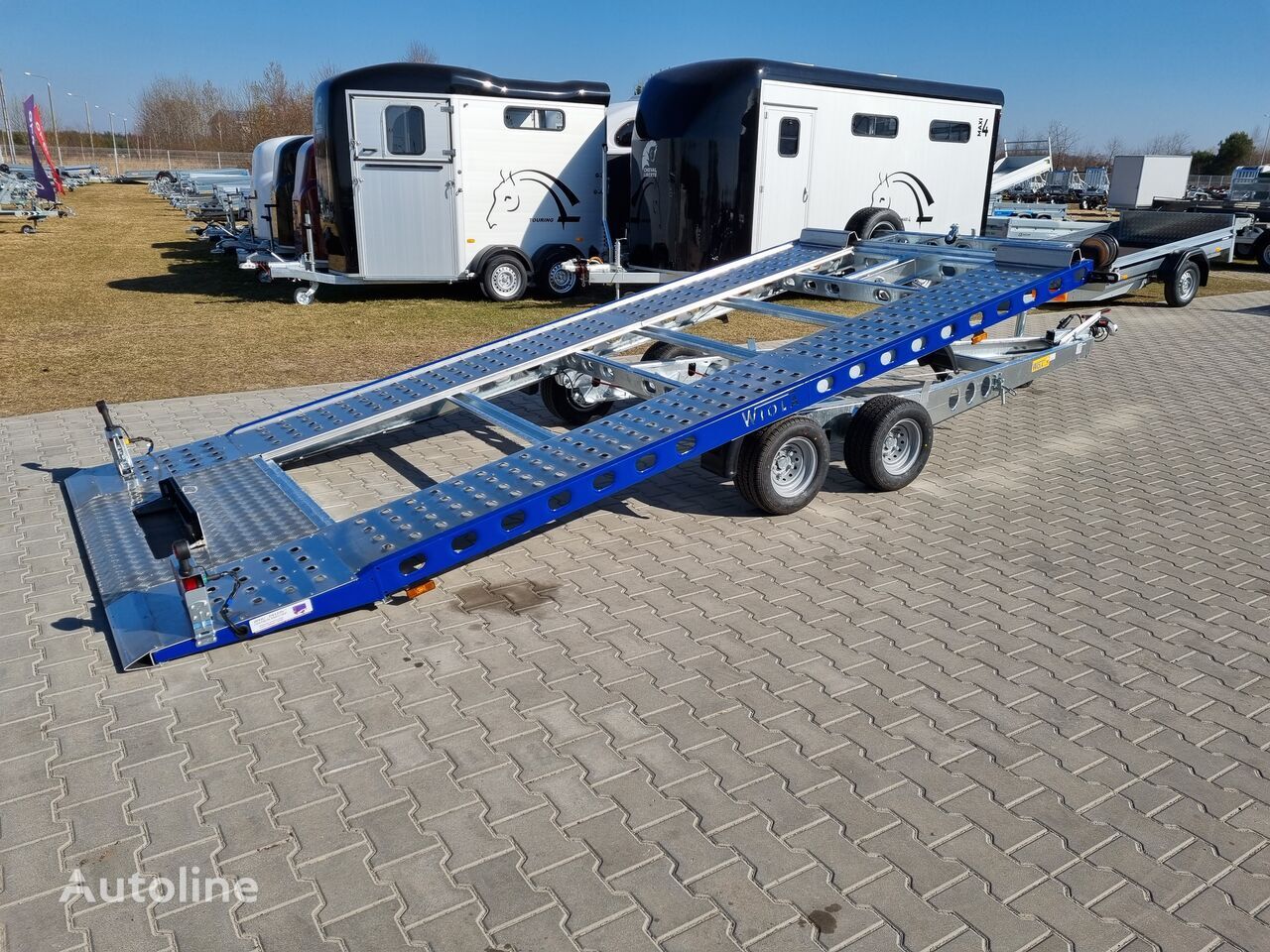 Nový Príves prepravník áut Wiola L27G45P car trailer 2.7t GVW hydraulic lifting 400x204 cm: obrázok 19