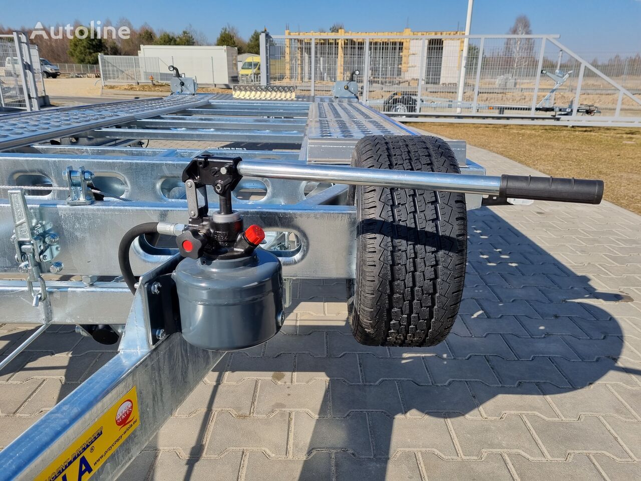 Nový Príves prepravník áut Wiola L27G45P car trailer 2.7t GVW hydraulic lifting 400x204 cm: obrázok 13