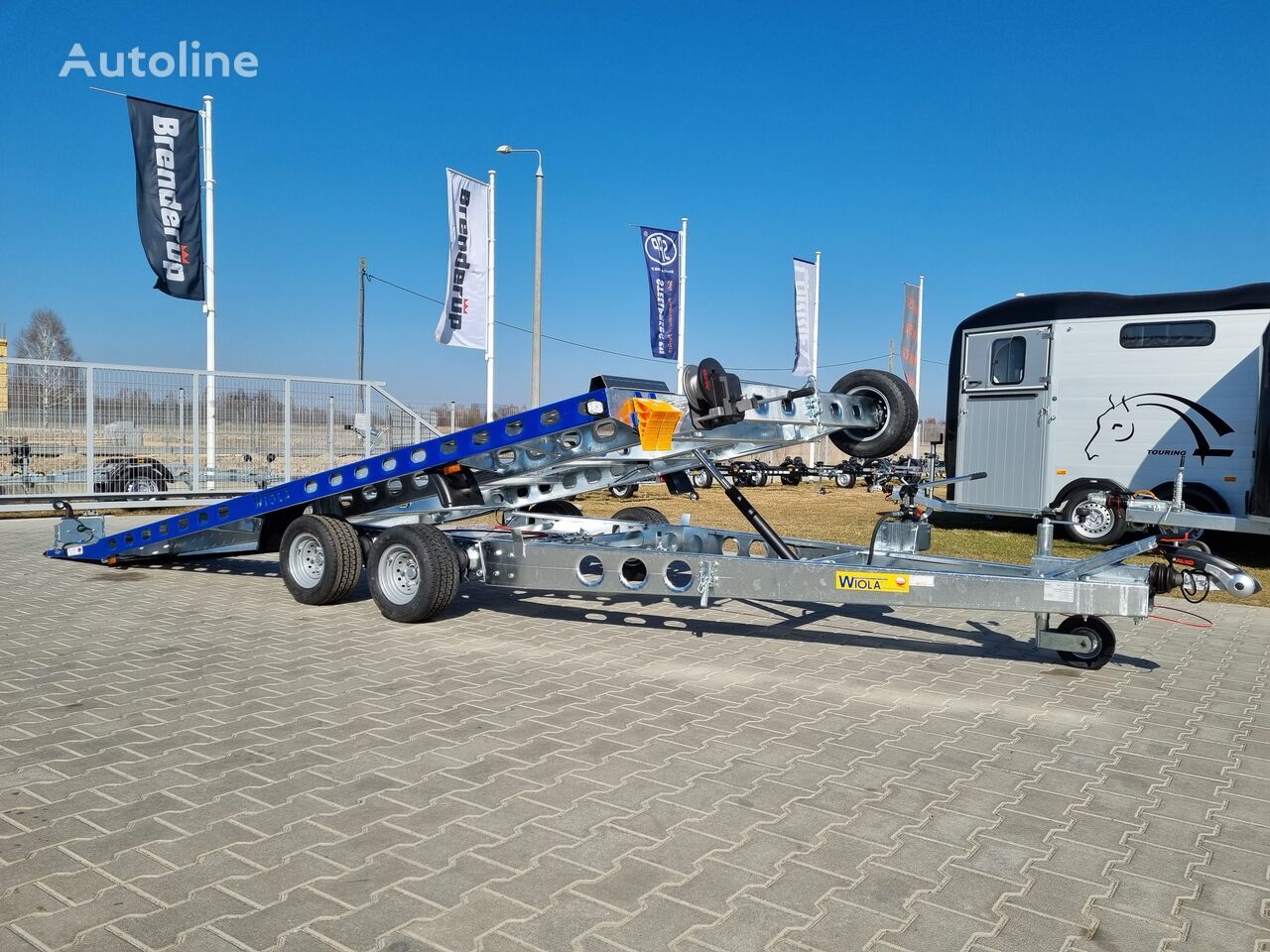 Nový Príves prepravník áut Wiola L27G45P car trailer 2.7t GVW hydraulic lifting 400x204 cm: obrázok 18