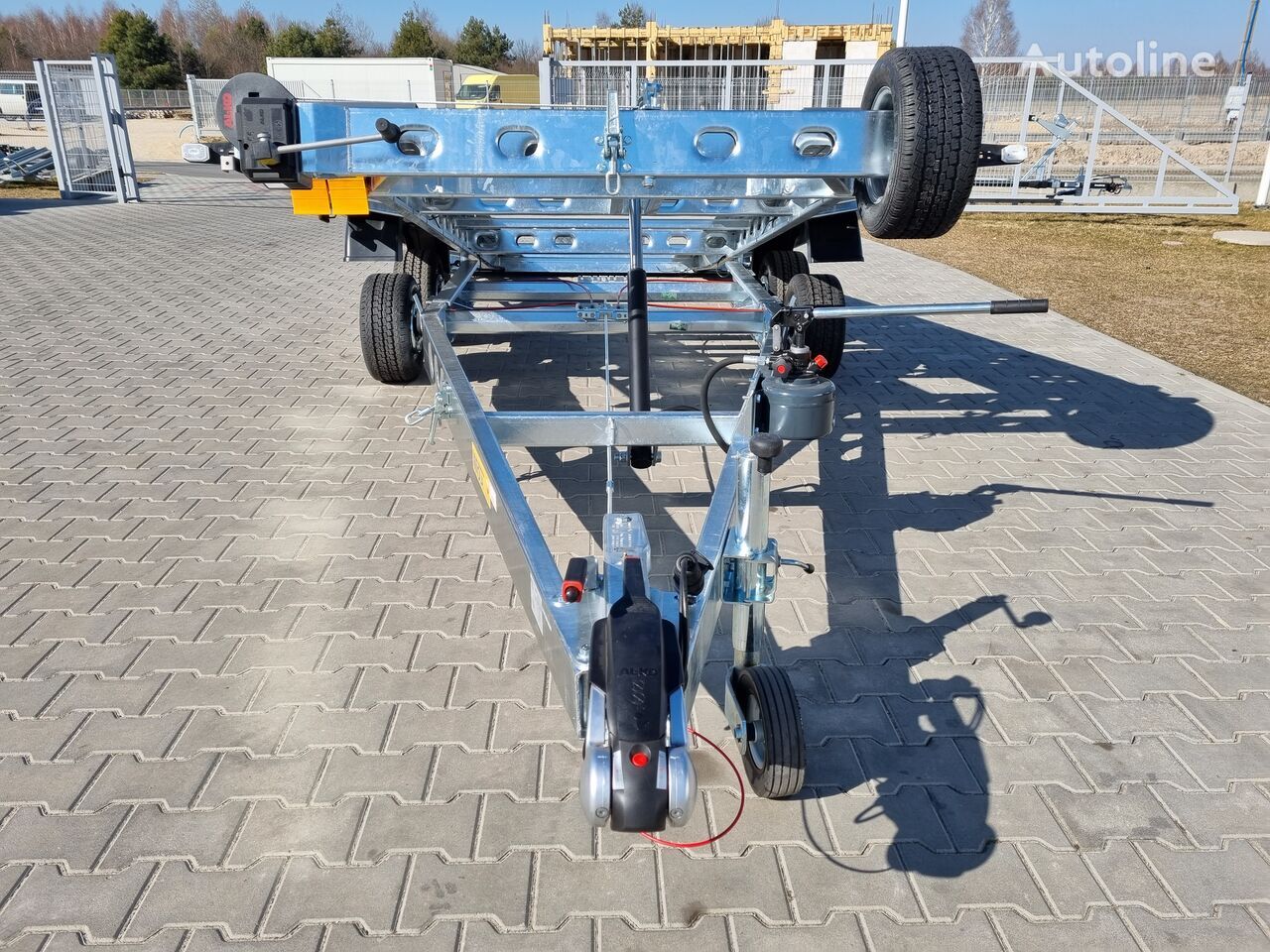 Nový Príves prepravník áut Wiola L27G45P car trailer 2.7t GVW hydraulic lifting 400x204 cm: obrázok 15