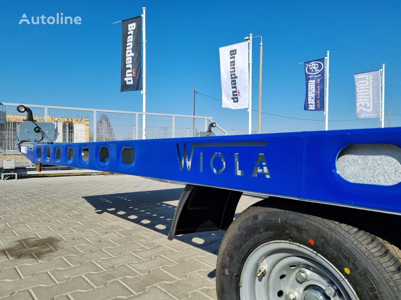 Nový Príves prepravník áut Wiola L27G45P car trailer 2.7t GVW hydraulic lifting 400x204 cm: obrázok 4