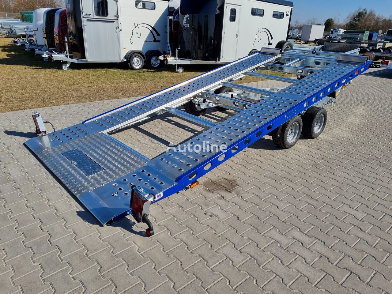 Nový Príves prepravník áut Wiola L27G45P car trailer 2.7t GVW hydraulic lifting 400x204 cm: obrázok 23