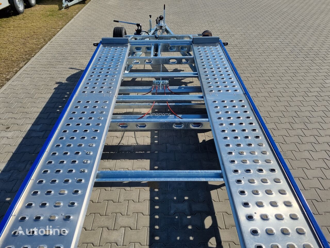 Nový Príves prepravník áut Wiola L27G45P car trailer 2.7t GVW hydraulic lifting 400x204 cm: obrázok 14