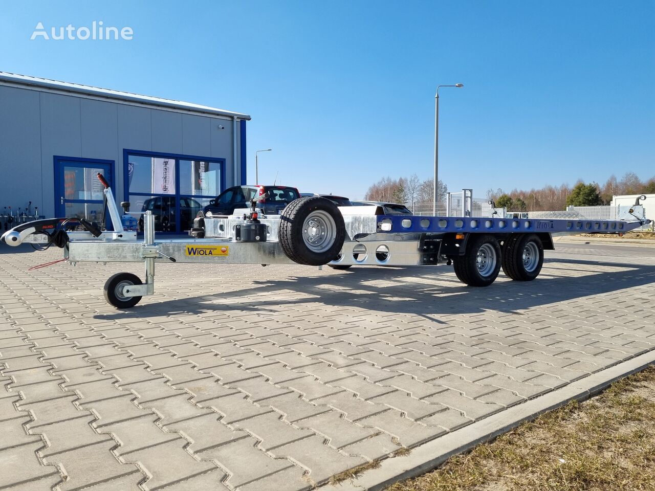 Nový Príves prepravník áut Wiola L27G45P car trailer 2.7t GVW hydraulic lifting 400x204 cm: obrázok 7
