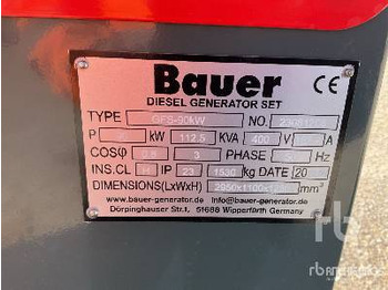 BAUER GFS-90 112 kVA (Unused) - Elektrický generátor: obrázok 5