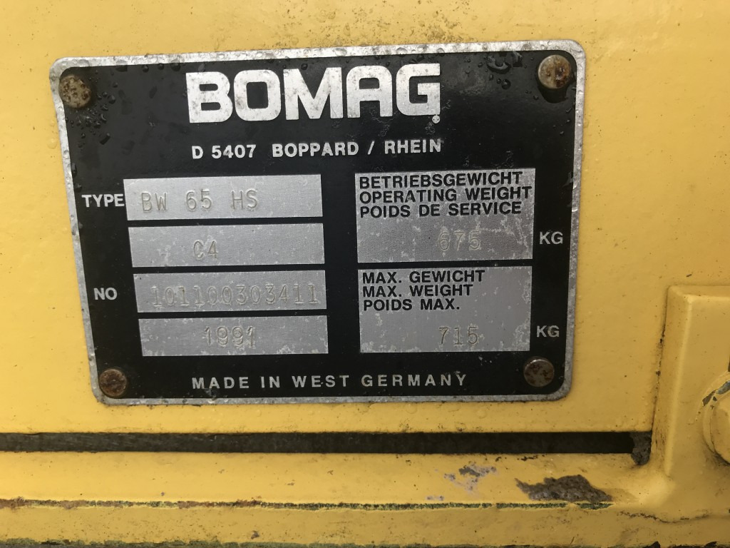 Minivalec BOMAG Walze BW 65 HS: obrázok 11