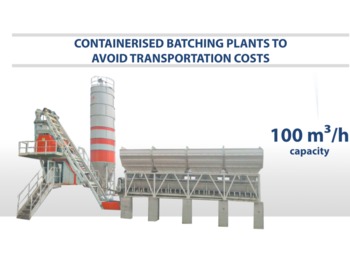 SEMIX SEMIX Compact Concrete Batching Plant 100 m³/h Containerised - Betonáreň