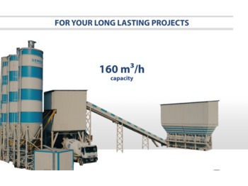 SEMIX Stationary Concrete Batching Plant 160 m³/h - Betonáreň