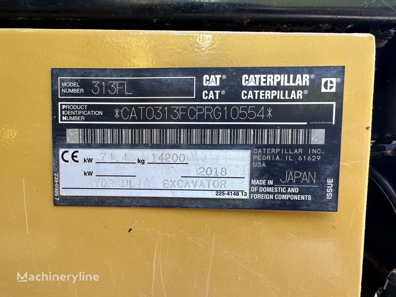 Pásové rýpadlo Caterpillar 313 FL: obrázok 41