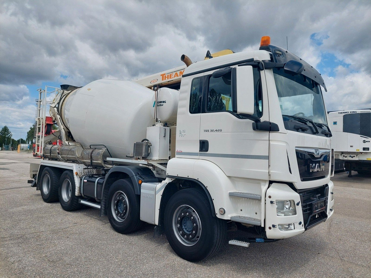 Domiešavač MAN TGS 32.420 BB Stetter AM 8 FHCBL + Theam T3D16