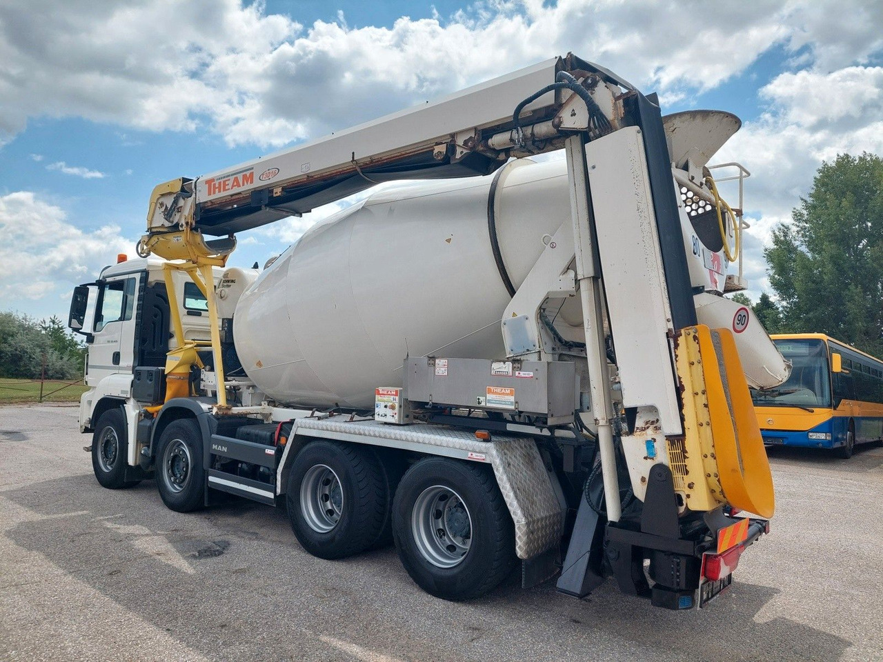 Domiešavač MAN TGS 32.420 BB Stetter AM 8 FHCBL + Theam T3D16