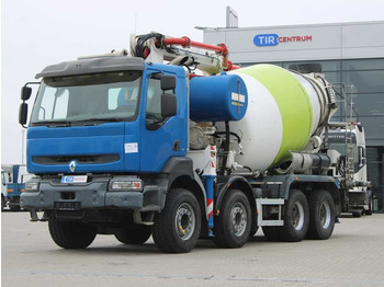 Domiešavač s pumpou Renault KERAX 420, EURO 3, 7m3, 8X4, CIFA MAGNUM MK 24.4 