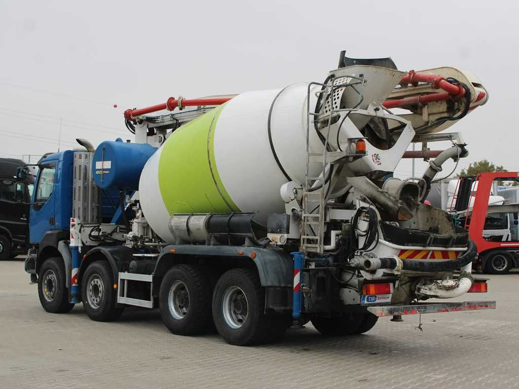 Domiešavač s pumpou Renault KERAX 420, EURO 3, 7m3, 8X4, CIFA MAGNUM MK 24.4