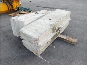 Portálový žeriav, Protizávažie Donati 3.2 Ton Gantry Crane, Concrete Ballest Weight (2 of): obrázok 1