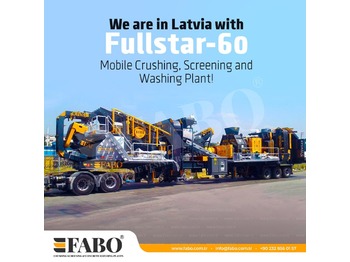 Nový Mobilný drvič FABO FULLSTAR-60 Crushing, Washing & Screening  Plant: obrázok 1