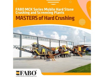 Nový Mobilný drvič FABO MCK-110 MOBILE CRUSHING & SCREENING PLANT | JAW+SECONDARY: obrázok 1