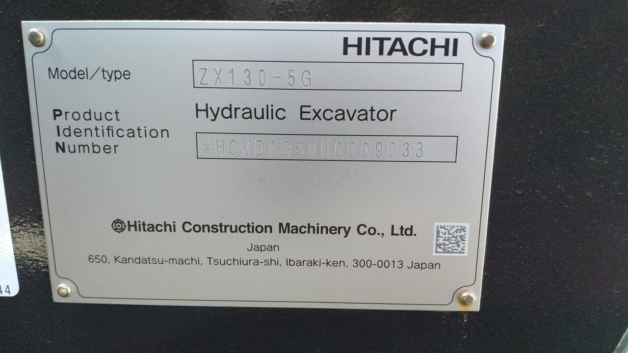 Nový Pásové rýpadlo Hitachi ZX130-5G: obrázok 14