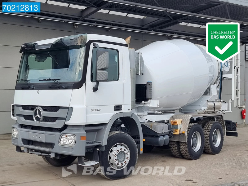 Leasing Mercedes-Benz Actros 3332 6X4 NEW 2013 production 8m3 Mixer Big-Axle Euro 3 Mercedes-Benz Actros 3332 6X4 NEW 2013 production 8m3 Mixer Big-Axle Euro 3: obrázok 1