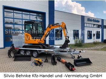Mini rýpadlo BK2800ASR inkl. Anhänger *ZUBEHÖR*YANMAR*KABINE*
