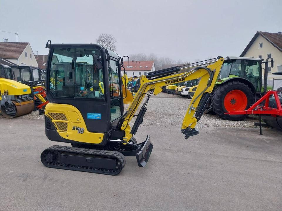 Mini rýpadlo Minibagger Yanmar SV 18 Takeuchi Kettenbagger Bagger