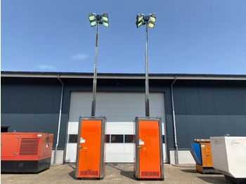 Osvetľovacia veža Kubota Hydro Power Box Light Tower Supersilent 8.3 meter Lichtmast aggregaat Ren