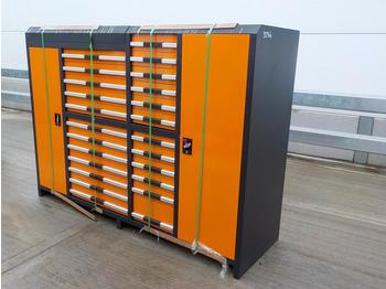 Stavebné zariadenia Unused 85" Multi-Drawer Tool Chest, 24 Drawer, 2 Door
