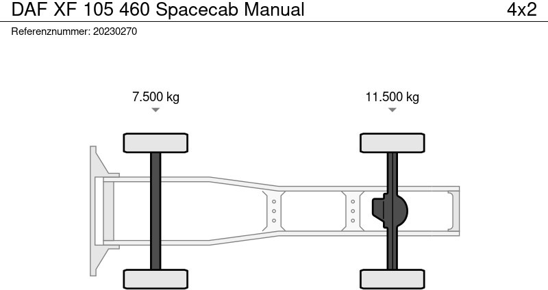 Ťahač DAF XF 105 460 Spacecab Manual: obrázok 10