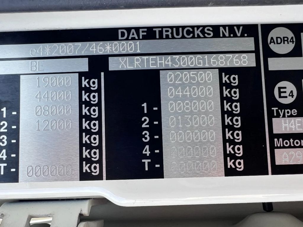Ťahač DAF XF 460 EURO 6 RETARDER: obrázok 11