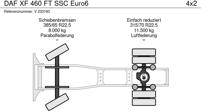 Ťahač DAF XF 460 FT SSC Euro6: obrázok 12