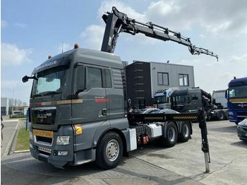 Ťahač MAN TGX 33.440 6X4 MANUAL FULL STEEL + HIAB 244E-4 +