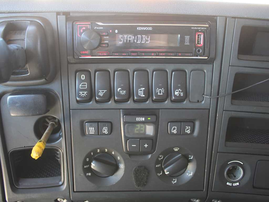 Ťahač Scania R420, 6x4, EURO 3, HYDRAULIC ARM LOGLIFT F135ZT94A, LIGHTS