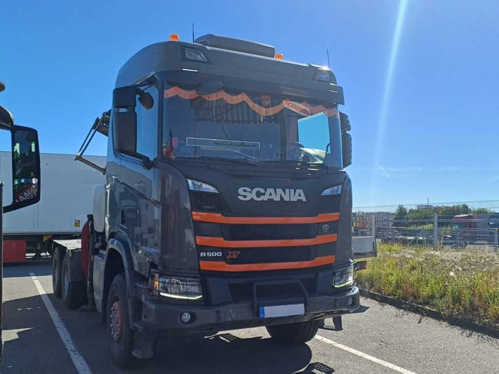 Ťahač Scania R500, 6x6, RETARDER, OPTICRUISE, PALFINGER EPSILON S260Z96