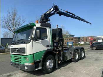Ťahač Volvo FM12-380 6X4 MANUAL FULL STEEL + HIAB 200-5 YEAR